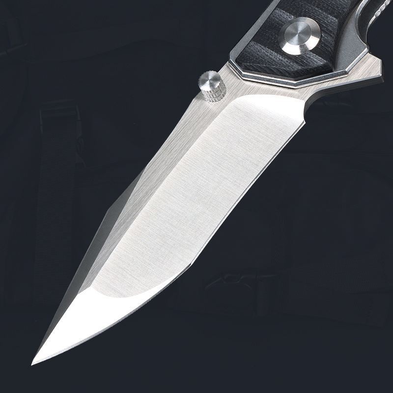 FD028 Two Colors No Logo Fast Opening G10 Handle Folding Knife UD408775